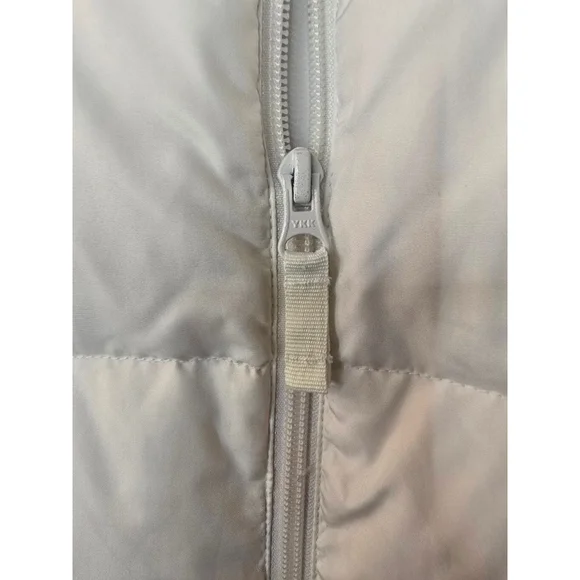 Lands' End Women's Puffer Vest Size 1X Cream/ Off White - Picture 4 of 9